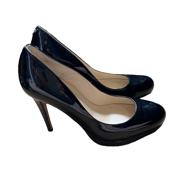 LK Bennett Sledge Black Patent leather European Heels - Picture 1 of 11